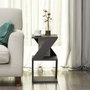 Hanah Home Mesa Lateral Madera Negra 29.6x54.2x29.6 cm